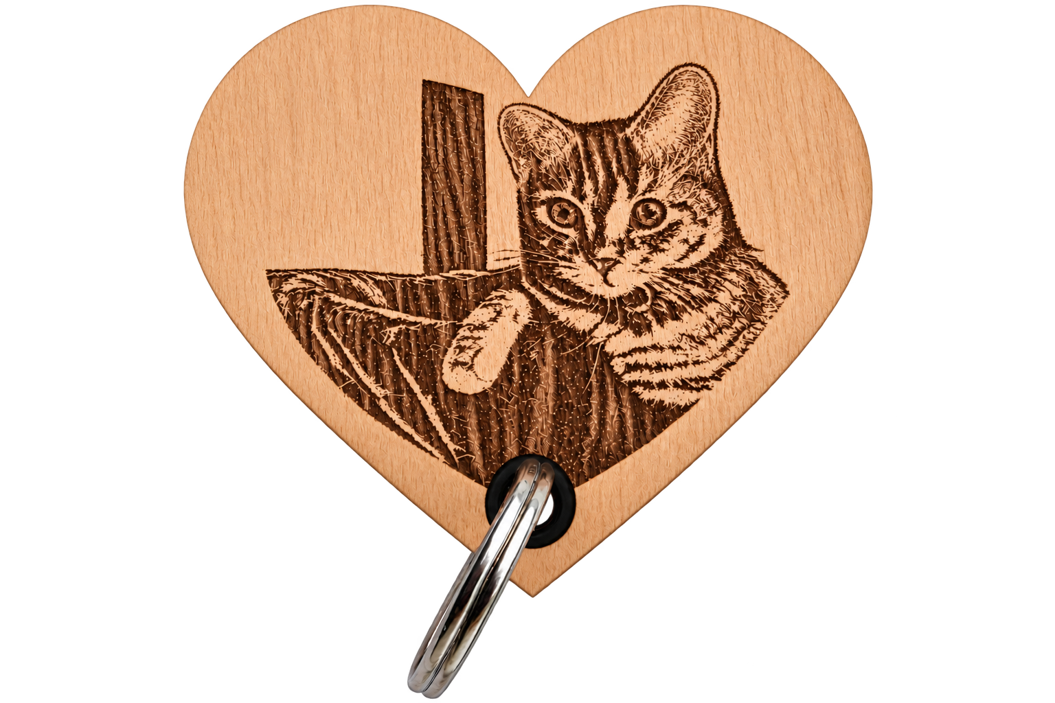 poes op krabpaal